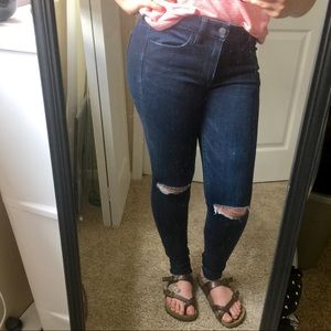 Dark wash hight waisted Jeggings